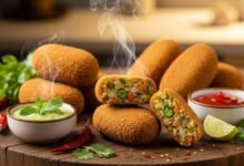 Crispy Cafe Style Rice Cutlets Recipe A Smart Way to Use Leftover Rice in Just 10 Minutes