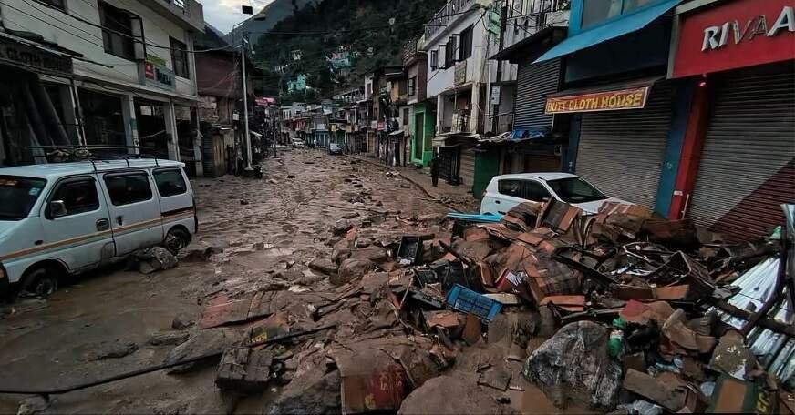 Flash Floods Trigger Widespread Damage in Jammu and Kashmir Doda District