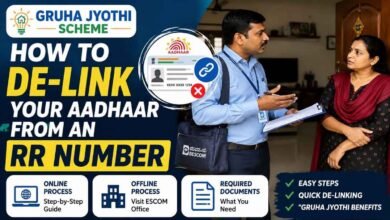 Gruha Jyothi Scheme: How to De-link Your Aadhaar from an RR Number