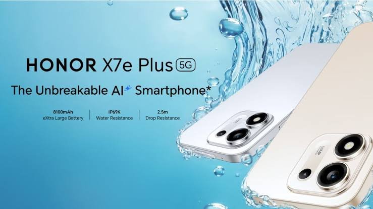 Honor X7e Plus 5G Launched With 8100mAh Battery And Snapdragon 4 Gen 4 Processor