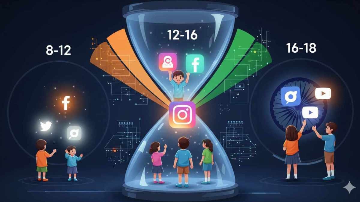 India May Introduce Age Based Restrictions on Social Media Access for Children