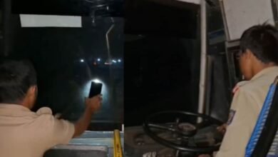 KSRTC Bus Driven with Mobile Flashlight After Headlights Fail in Karnataka