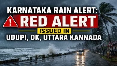 Karnataka Rain Alert: Red Alert Issued in Udupi, DK, Uttara Kannada