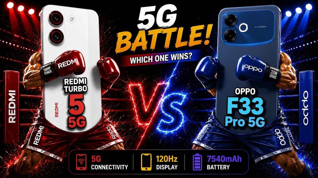 Tecno Camon 50 Ultra 5G vs Redmi Turbo 5 vs Oppo F33 Pro 5G Which Phone Offers Better Value Under Rs 40000