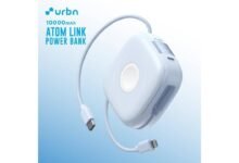 URBN Launches Atom Link 5 In 1 Power Bank With Magnetic Wireless Charging