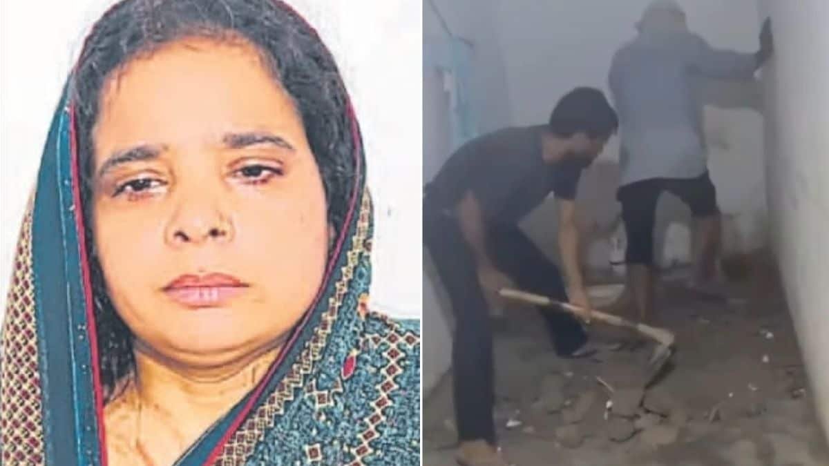 Woman Arrested After Husband’s Body Found Buried Beneath Bathroom Floor in Agra