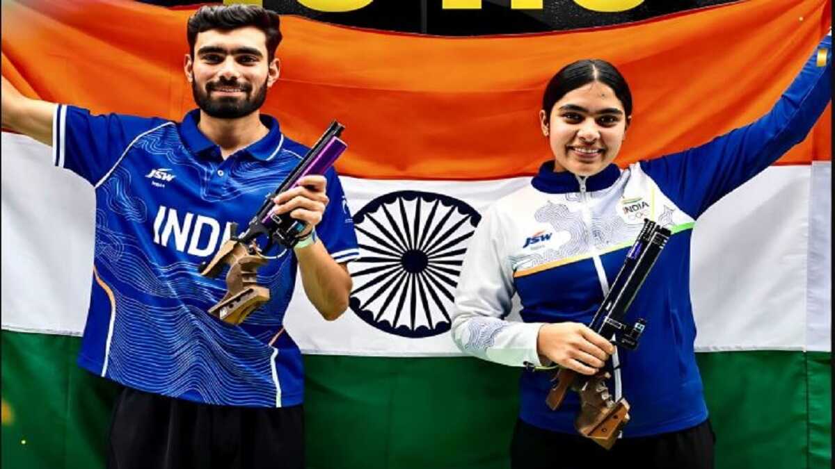 Asian Games 2026: India Win Gold in 10m Air Pistol Mixed Team Event