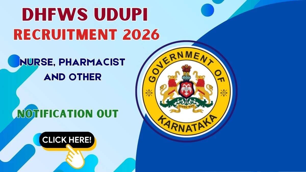 Udupi Health Department Recruitment 2026 for Three Posts