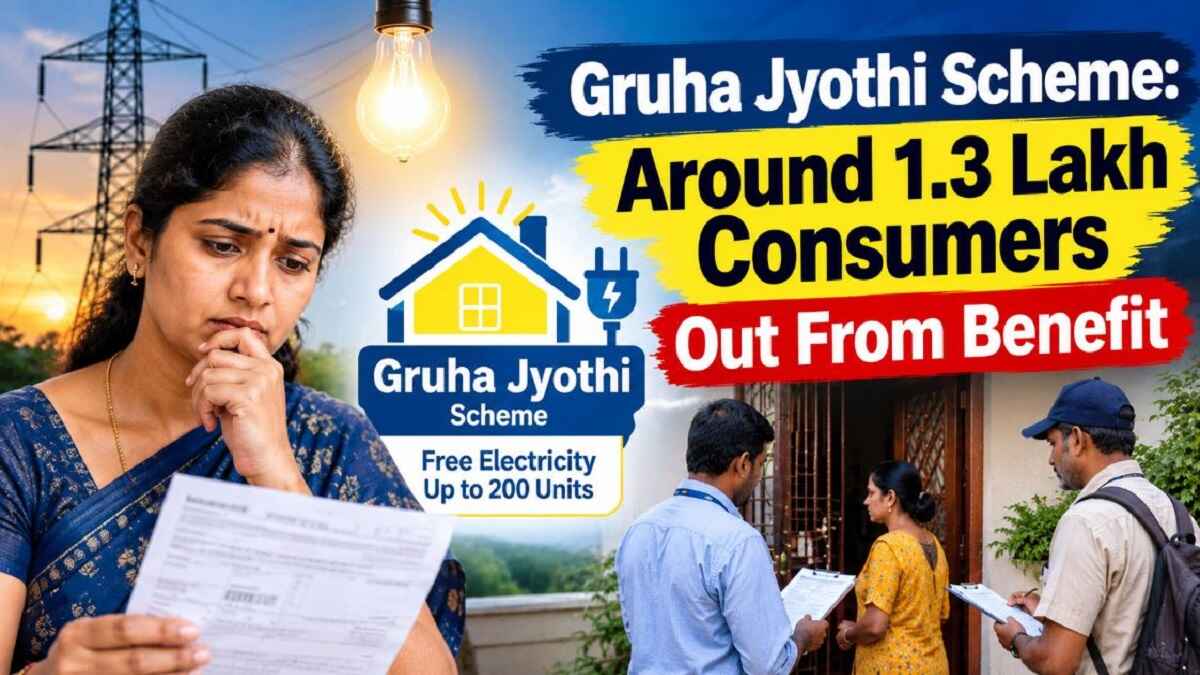 Gruha Jyothi Scheme: Around 1.3 Lakh Consumers Out From Benefit