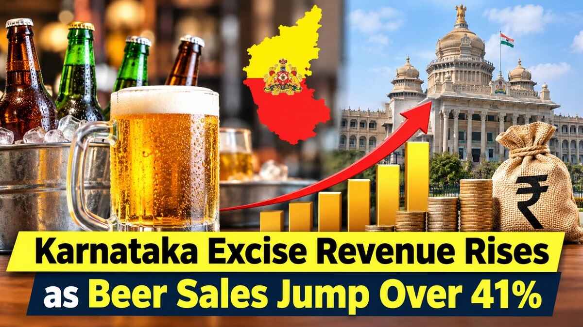 Karnataka Excise Revenue Rises as Beer Sales Jump Over 41%