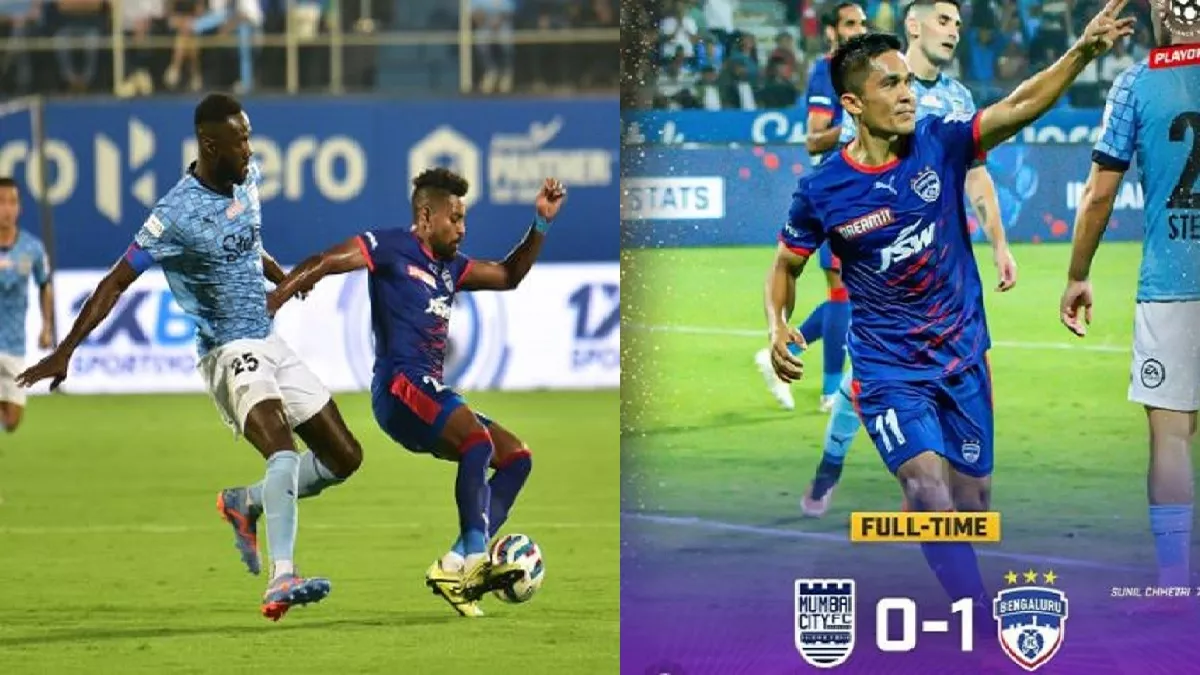 Indian Super League: Bengaluru FC beat Mumbai City FC first leg of semi-final